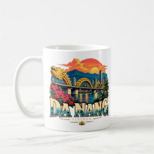 Mug Vintage Da Nang Vietnam Voyage Art Monument