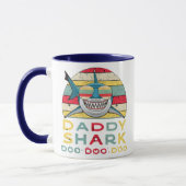 Mug Vintage Daddy Shark "Doo Doo Doo" (Gauche)