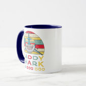 Mug Vintage Daddy Shark "Doo Doo Doo" (Devant gauche)