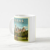 Mug Vintage Dallas Texas (Devant gauche)