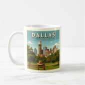 Mug Vintage Dallas Texas (Gauche)