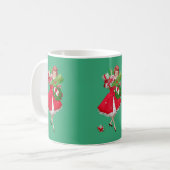Mug vintage de Noël 1950 (Devant gauche)