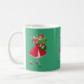 Mug vintage de Noël 1950 (Gauche)