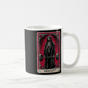 Mug Vintage Deadlift Skeleton Halloween Gym plaisanter