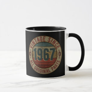 MUG VINTAGE DEPUIS 1967 TOUTES PIÈCES D'ORIGINE