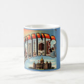 Mug Vintage Des Moines Iowa (Devant droit)