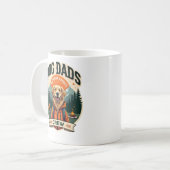 Mug Vintage Dog Dads Outdoor Sports Crew Golden Retrie (Devant gauche)