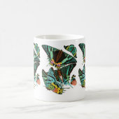 Mug Vintage E.A. Séguy's Green butterflies (Centre)