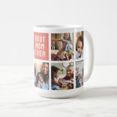 Mug Vintage Elmo | Best Mom - Photo Collage (Devant droit)