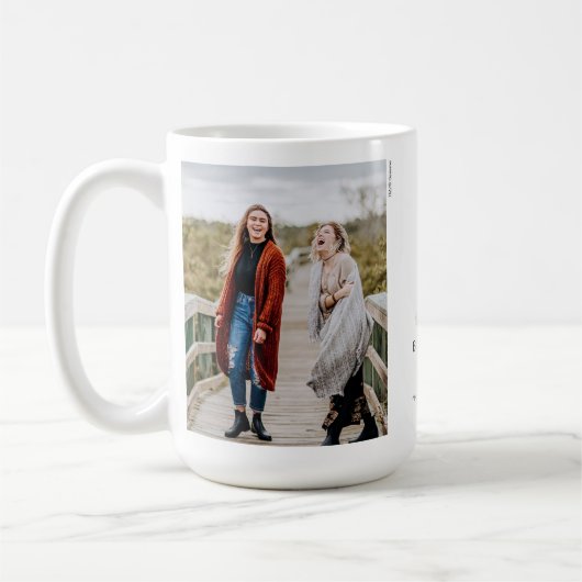 Mug Vintage Elmo | Meilleurs Amis - Photo (Gauche)