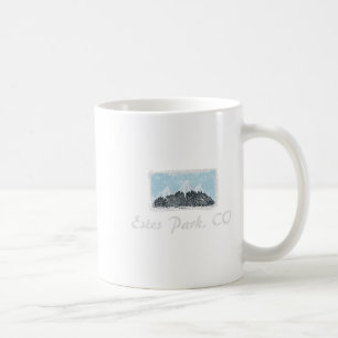 Mug Vintage Estes Park Colorado Hiver Ski Amusant