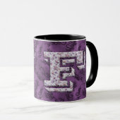 Mug Vintage F moderne (Devant droit)