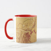 Mug Vintage Fairy Tale Princess Badoura, Edmund Dulac (Gauche)