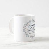 Mug Vintage Flowers with Reading Glasses Aesthetic (Devant gauche)
