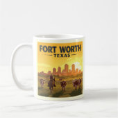 Mug Vintage Fort Worth Texas (Gauche)