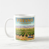 Mug Vintage Fresno California (Gauche)