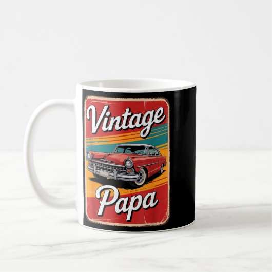 Mug Vintage Funny Papa  (Gauche)