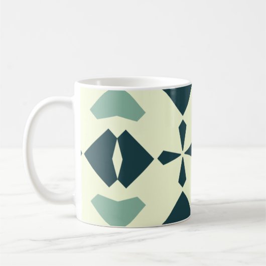 Mug Vintage Geometric Pattern (Gauche)
