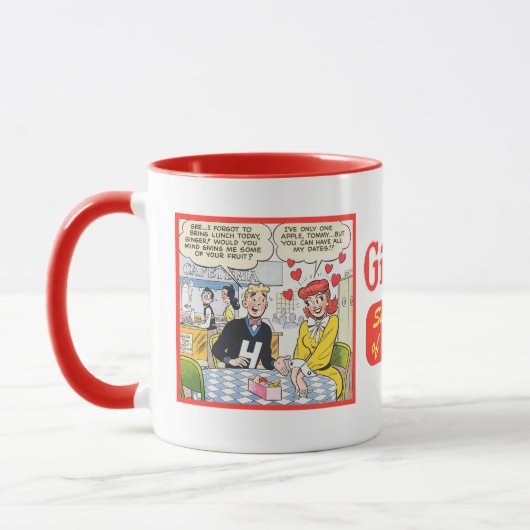Mug Vintage Ginger Chérie. (Gauche)