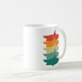 Mug Vintage grand requin blanc (Devant droit)