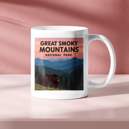 Mug Vintage Great Smoky Mountains Park