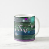 Mug Vintage Green Happy Time (Devant droit)