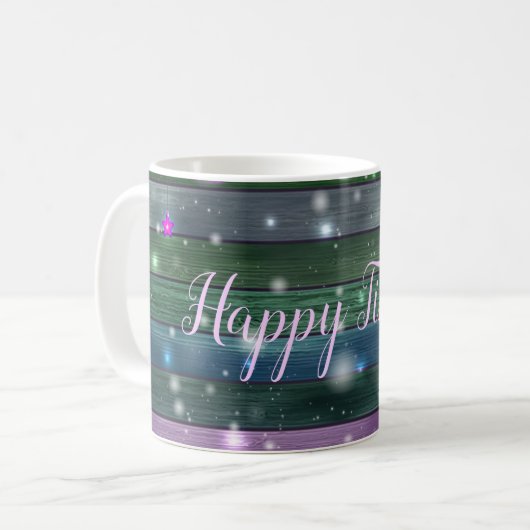 Mug Vintage Green Happy Time (Devant gauche)