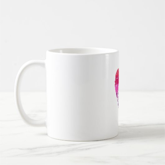 Mug Vintage Greyhound Fille Valentines Jour Cadeau mig (Gauche)