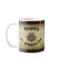 Vintage grundge shamrock irlandais tendance