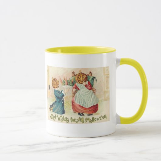 Mug Vintage Halloween Jack oLantern Couple (Droite)