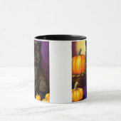 Mug Vintage Halloween Kitten (Centre)