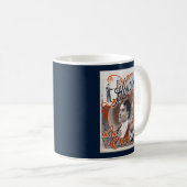 Mug Vintage Harry Houdini Magique Fug de café Échap (Devant droit)