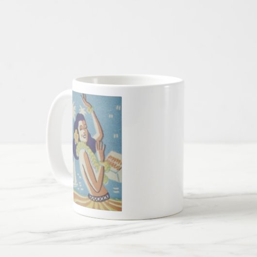 Mug Vintage Hawaii Hula (Devant gauche)