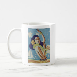 Mug Vintage Hawaii Hula