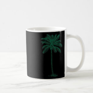 Mug Vintage Hawaiian Palm Tree Beach Tropical Island P