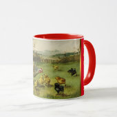 Mug Vintage Hen Pâques (Devant droit)
