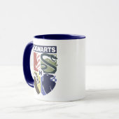 Mug Vintage HOGWARTS™ Stamped Crest (Devant gauche)