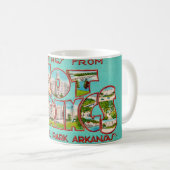 Mug Vintage Hot Springs Arkansas (Devant droit)