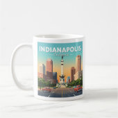 Mug Vintage Indianapolis Indiana (Gauche)