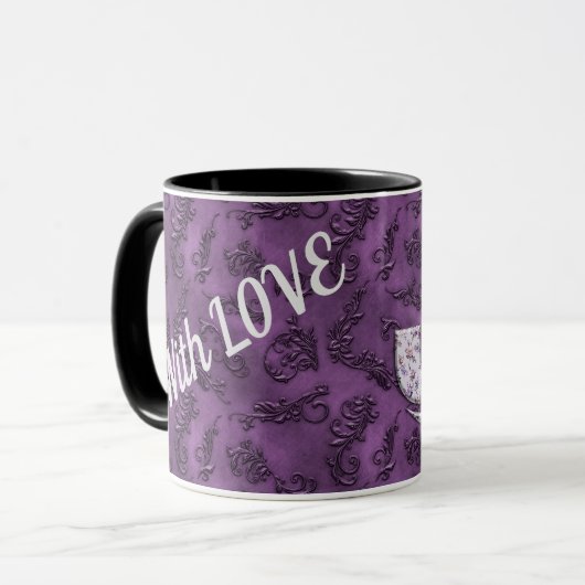 Mug Vintage J moderne (Devant gauche)