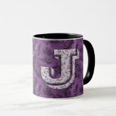 Mug Vintage J moderne (Devant droit)
