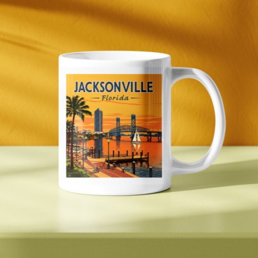 Mug Vintage Jacksonville Floride