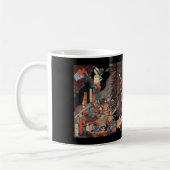 Mug Vintage japonais Samouraï vs. Oni (Gauche)
