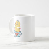 Mug Vintage jaune Pâques (Devant gauche)