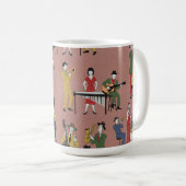 Mug Vintage Jazz Band (Devant droit)