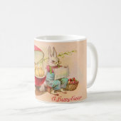 Mug vintage Joyeuses Pâques (Devant droit)