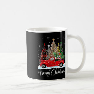 Mug Vintage Joyeux Camion rouge de Noël Vieux mode Ch