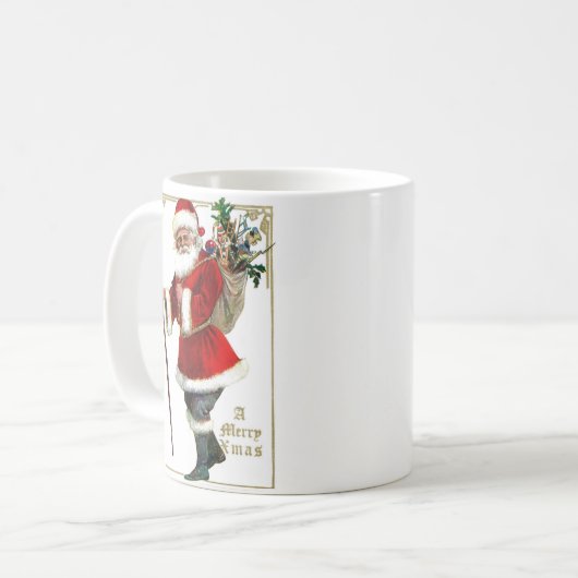Mug Vintage Joyeux Noël (Devant gauche)