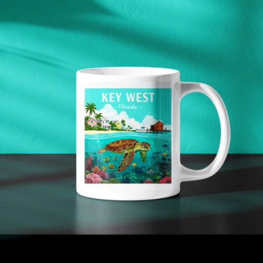 Mug Vintage Key West Floride