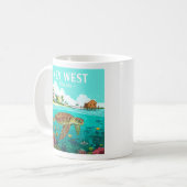 Mug Vintage Key West Floride (Devant gauche)